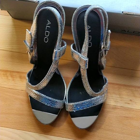 Aldo silver strapped stiletto - Picture 5 of 7